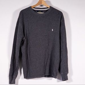 Polo Ralph Lauren Waffle Knit Crew Neck Top